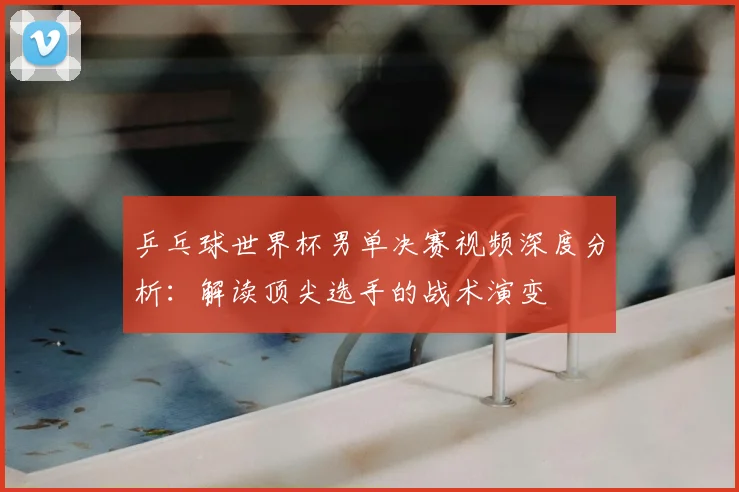 乒乓球世界杯男单决赛视频深度分析：解读顶尖选手的战术演变